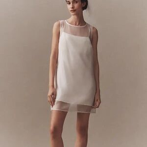 NWT Reformation Vina Dress — White Mini (XS / 2)